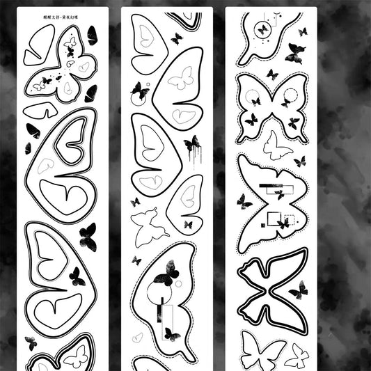Pre-cut Butterflies washi tapes (B517)