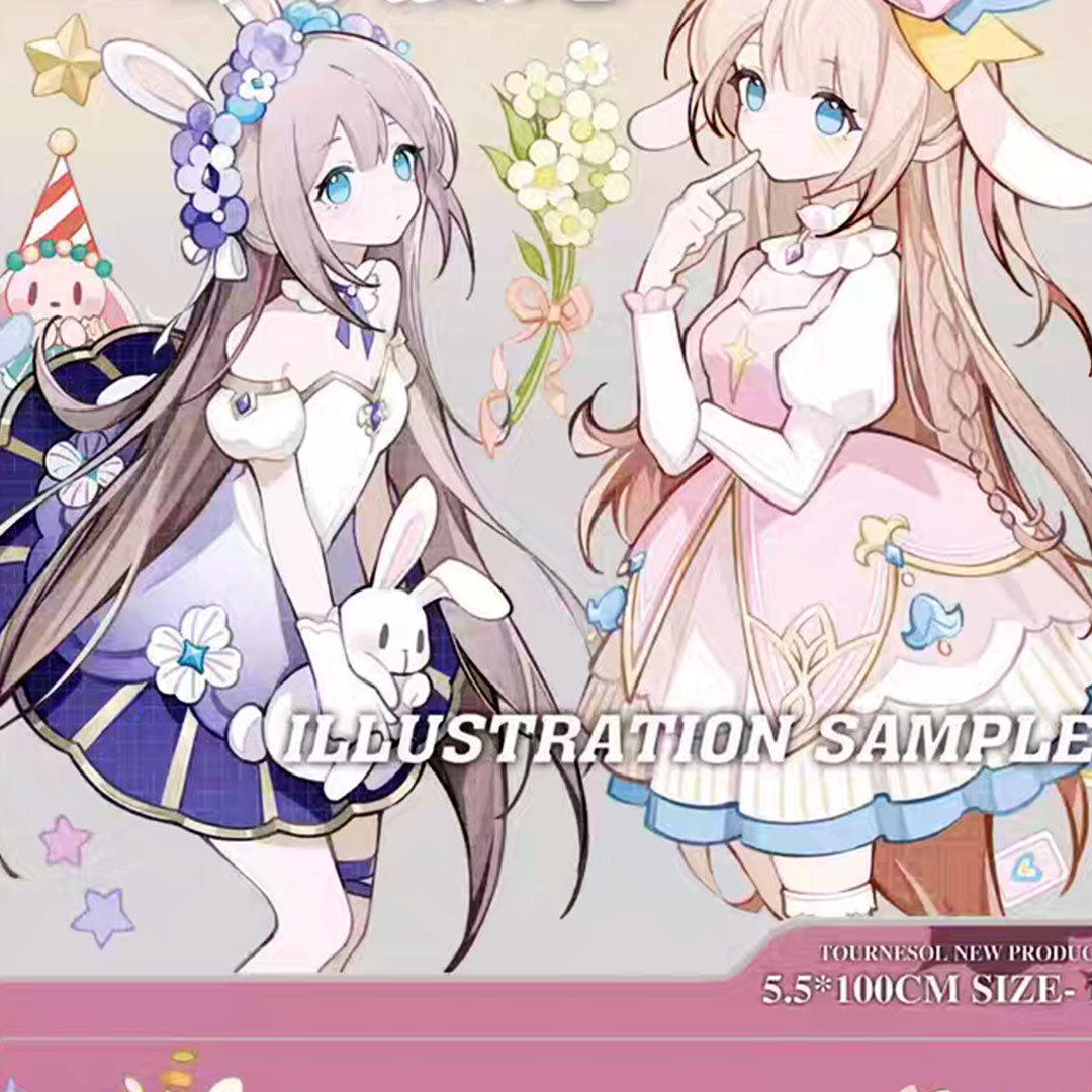 Girls & rabbits PET tape (C524)