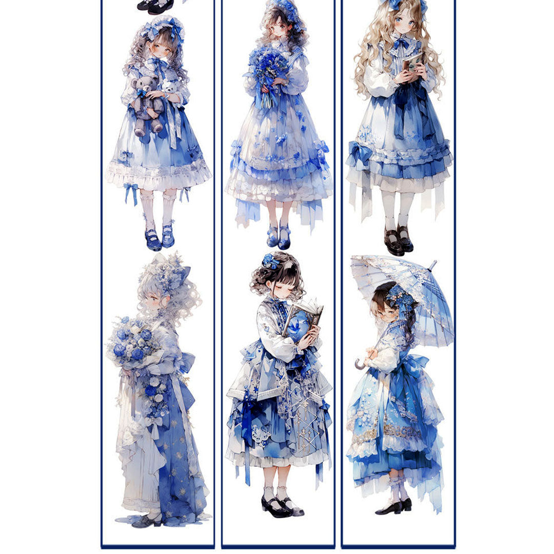 Blue girl PET tape (C532)