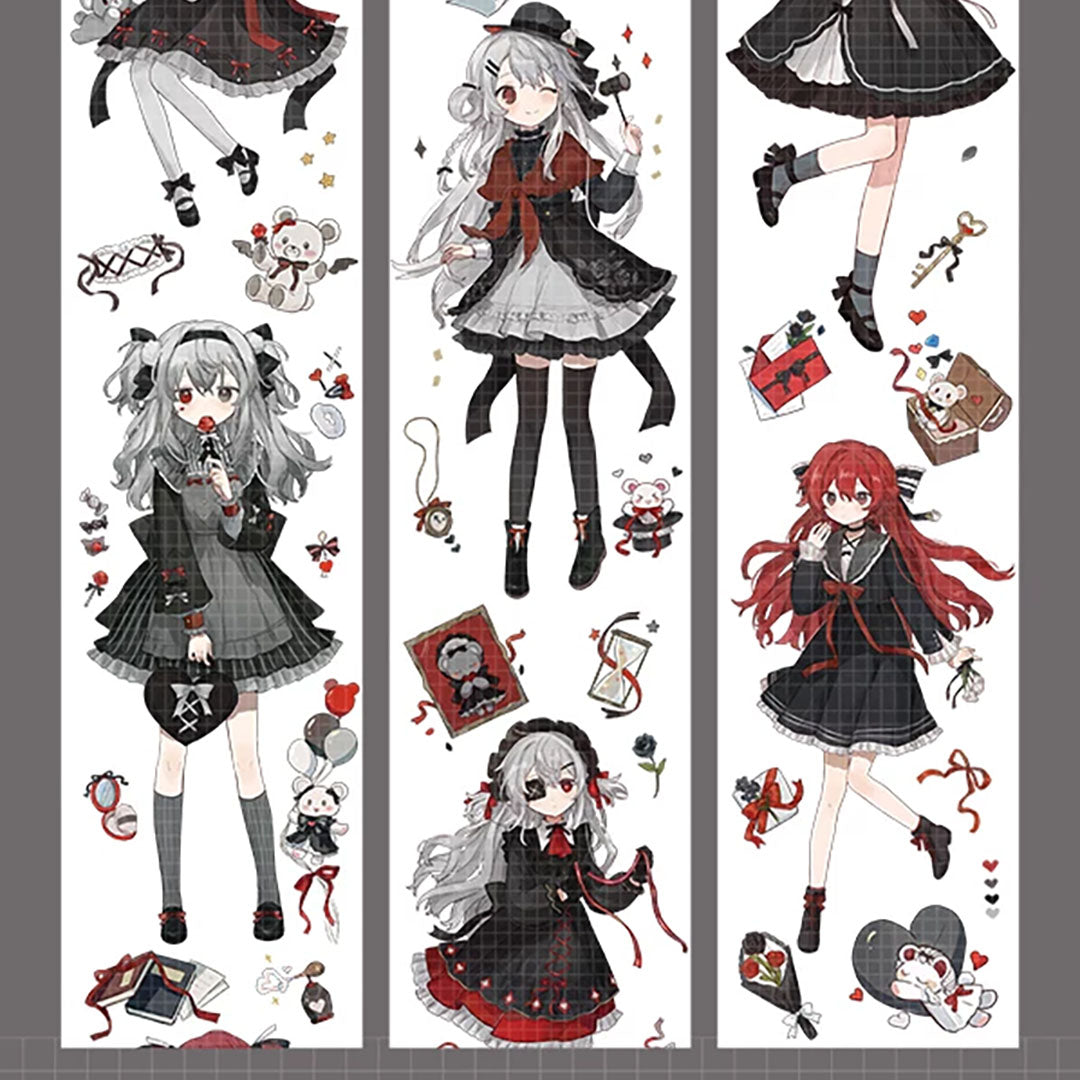 "chocolate Girl" Anime Character PET Tape (C587)
