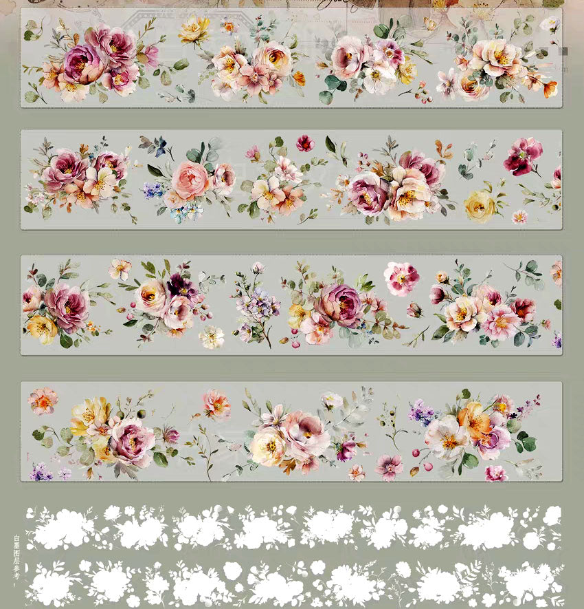 Flowers PET tape ( F511 )