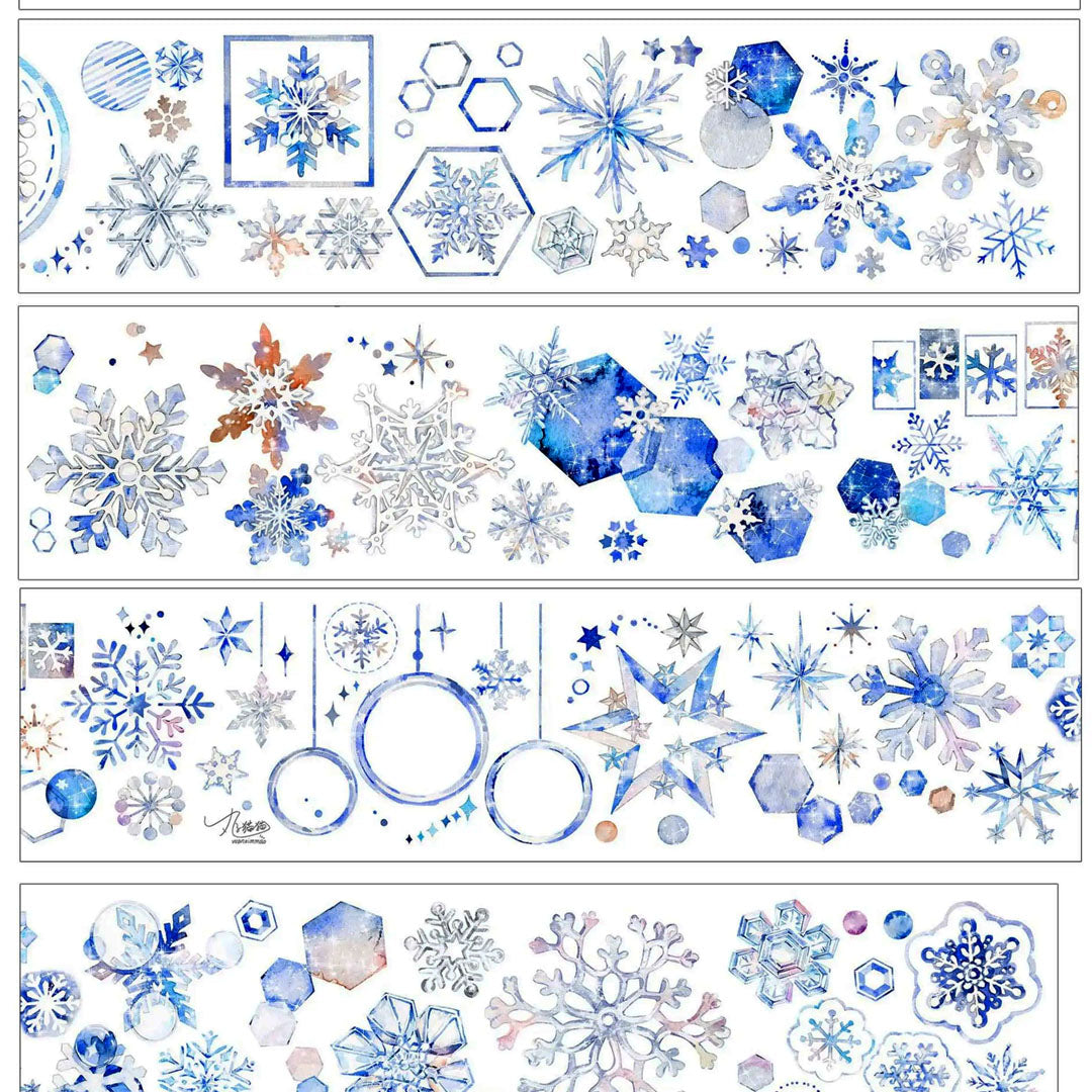 Snowflakes PET tape (F577)
