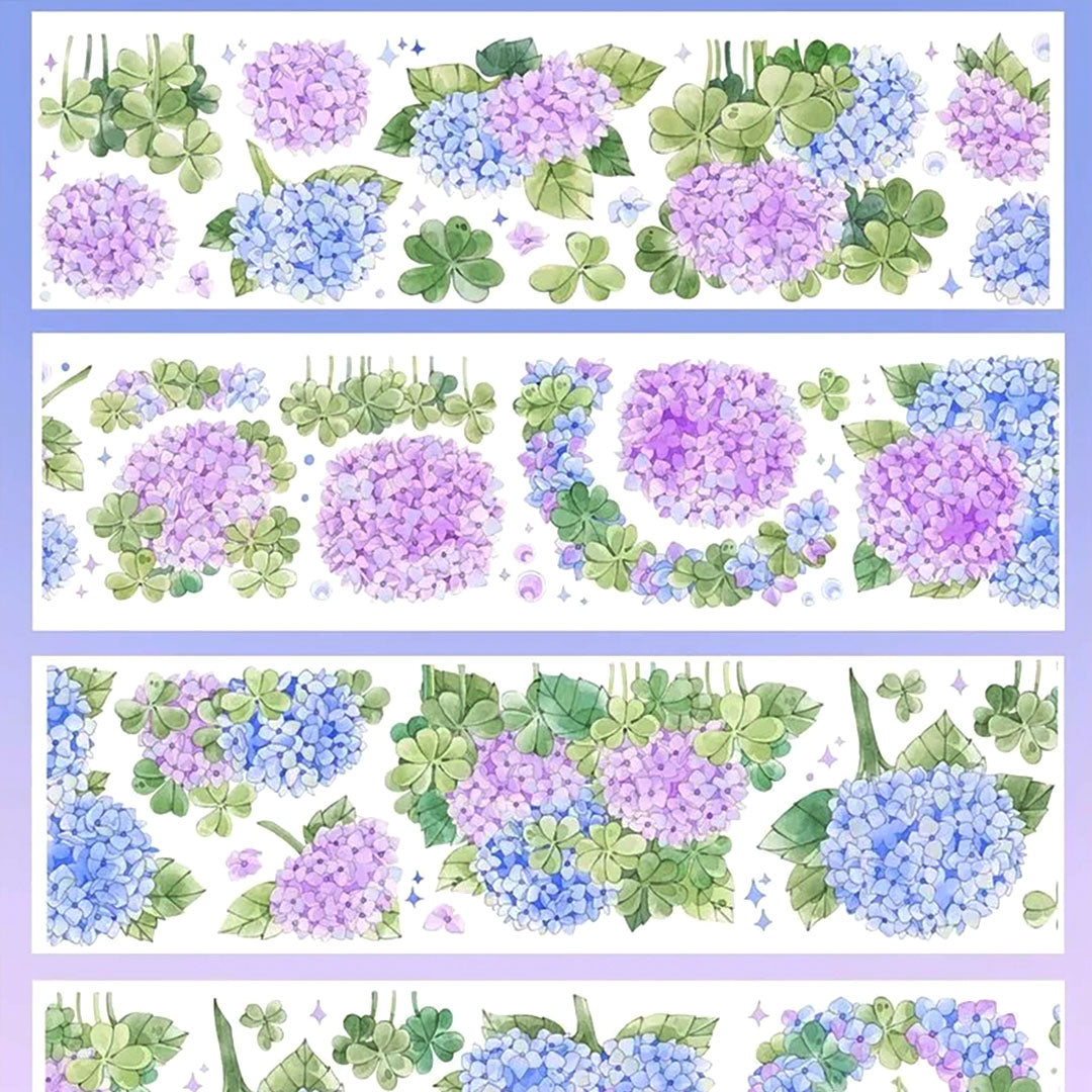 Colorful Hydrangea PET tape (F580)