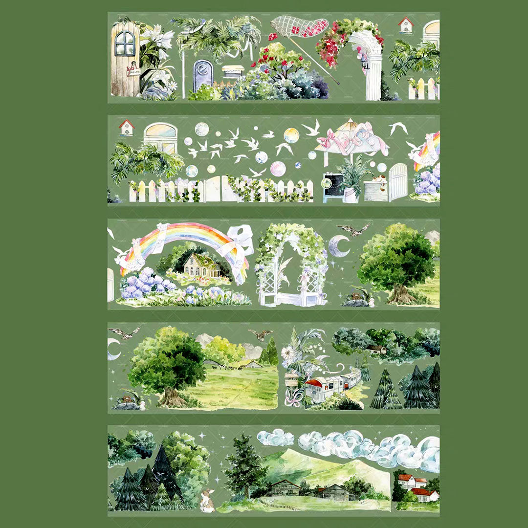 Rainbow smile Washi tape (V508)