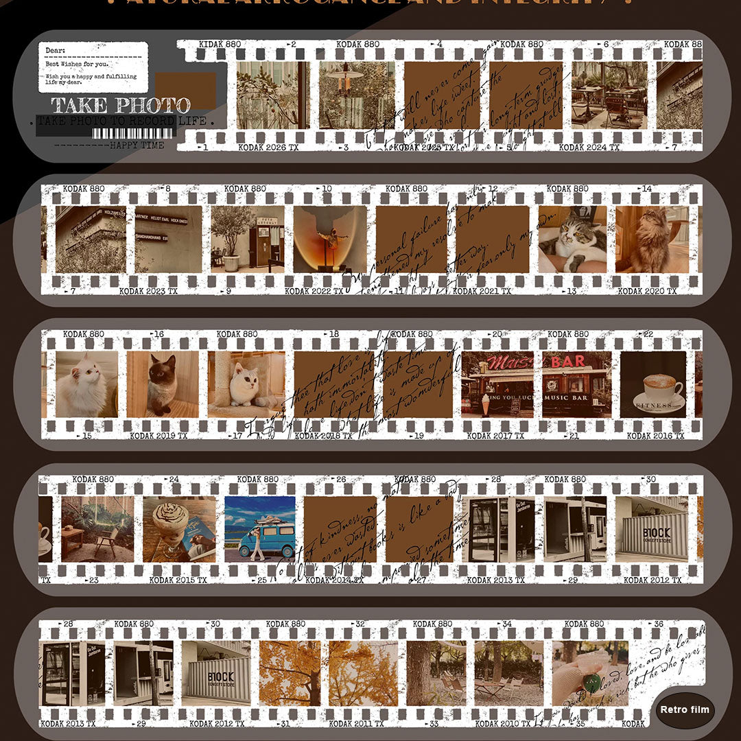 Retro film PET tape (V520)