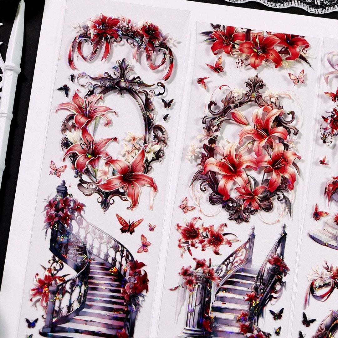 Gorgeous staircase PET tape (V524)