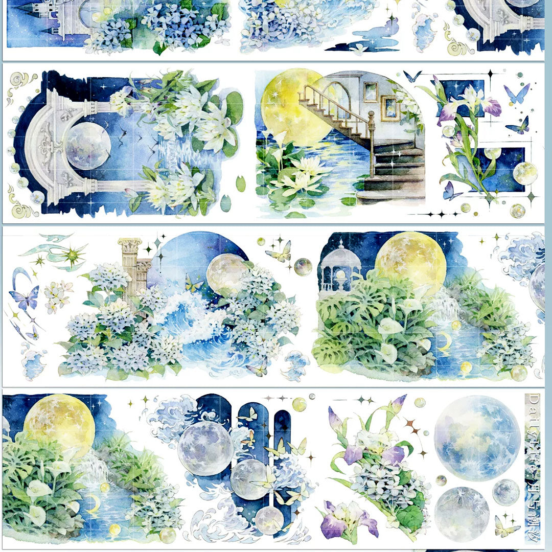 "Moon and Tides" PET Tape (V542)