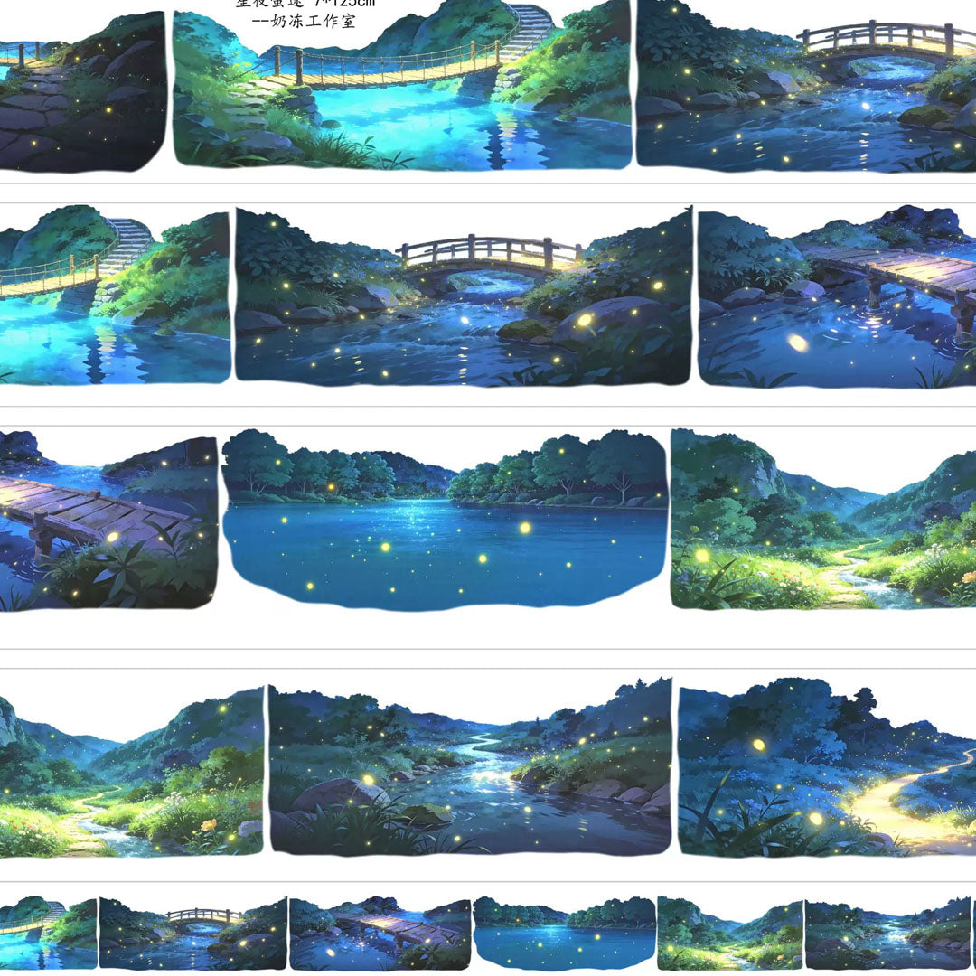 "The Fireflies with Stars" PET Tape (V544)