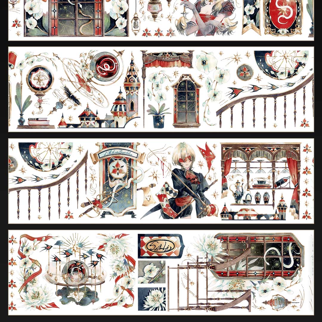 "The Fate of Betrayal" PET Tape with Shell Gold Foil (V582)