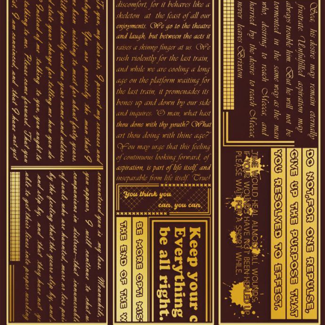 Various English PET tape (W517)