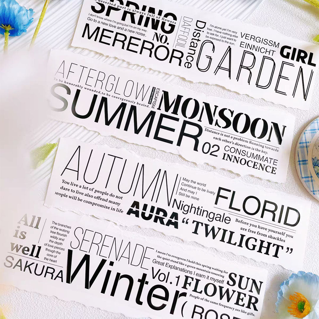 Four seasons PET tape (W518)