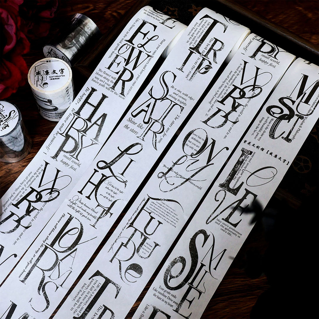 William`s Text PET tape (W522)