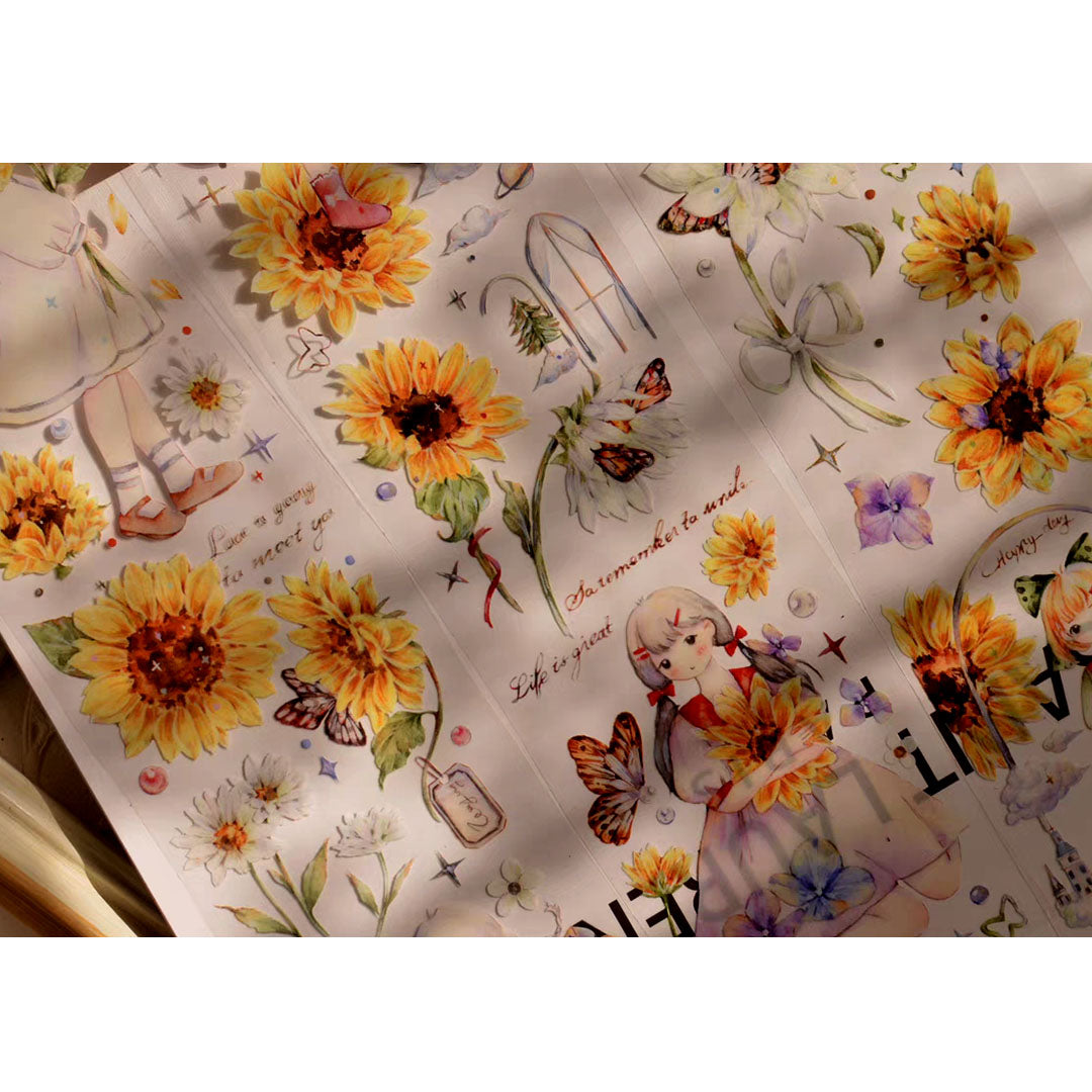 Sunflowers PET tape ( C501 )