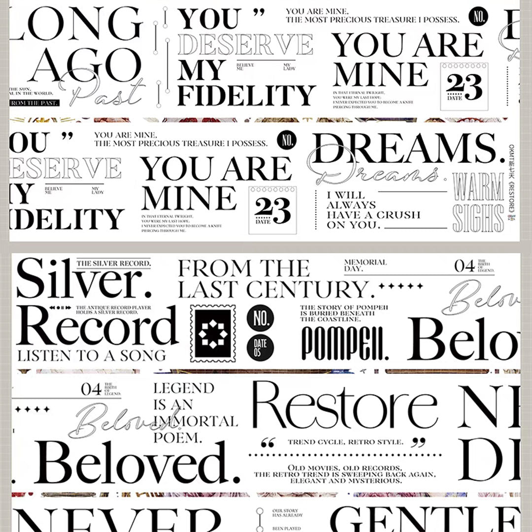 "RESTORE" PET tape ( W504 )