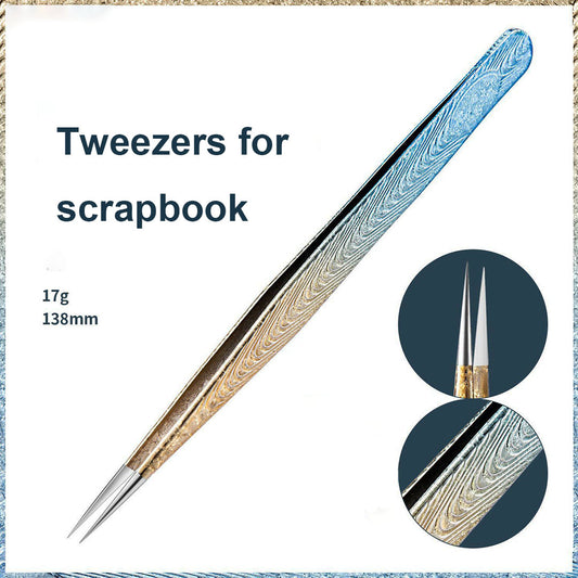 Stainless Steel Tweezers for scrapbook (SC503)
