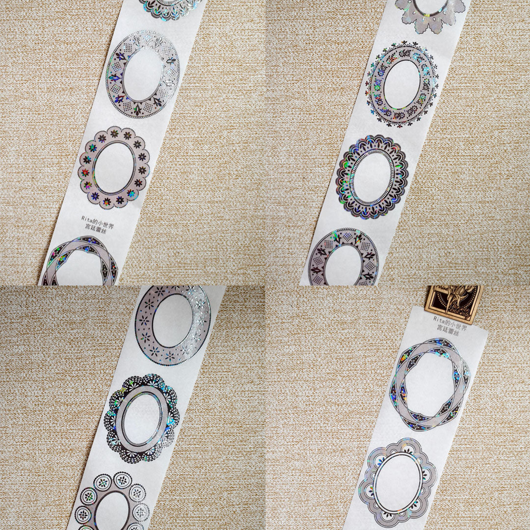 Lace Pre-Cut Frame Washi Tape (B547)