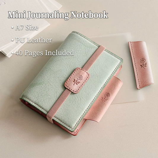 A7 PU Leather Journaling Notebook | Compact & Refillable (N515)
