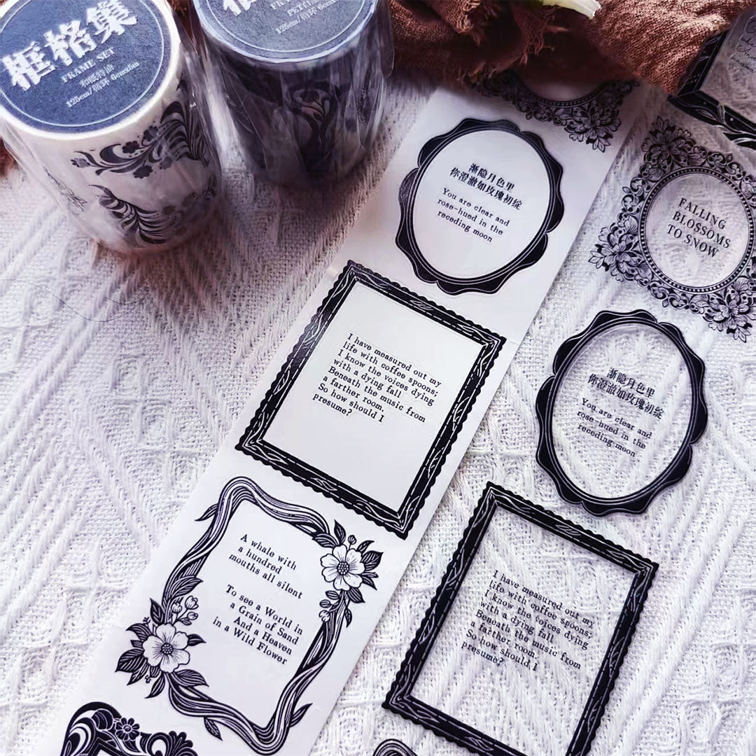 Retro Pre-Cut Frame PET Tape （B532）