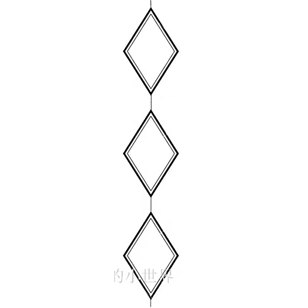 Diamond border 5M washi tape (B534)