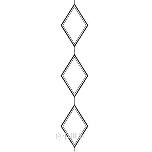 Diamond border 5M washi tape (B534)