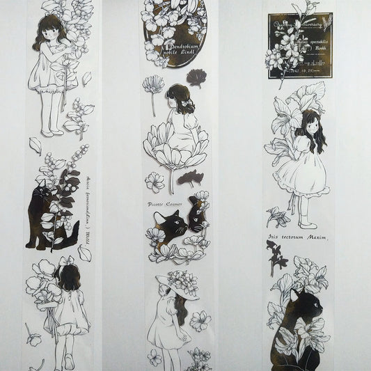 Girls & Cats PET tape (C525)