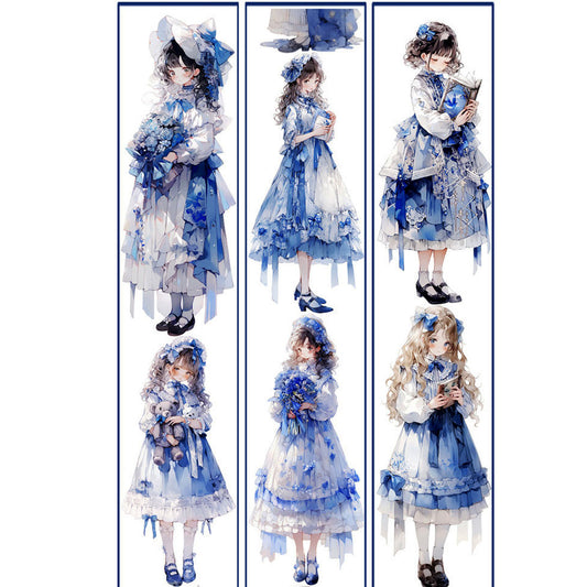 Blue girl PET tape (C532)