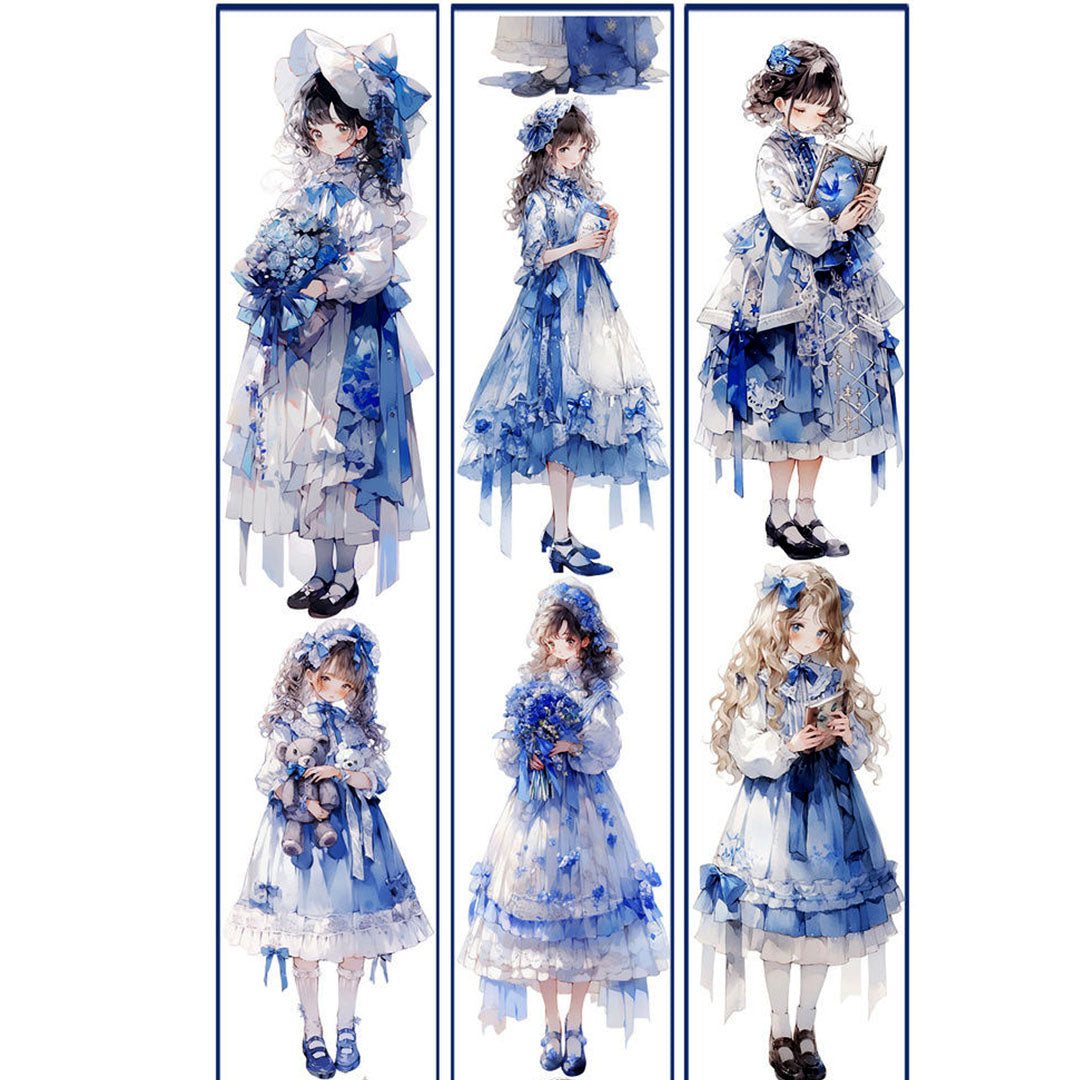 Blue girl PET tape (C532)