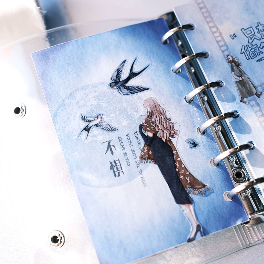 Snowy night Matte tape (C536)