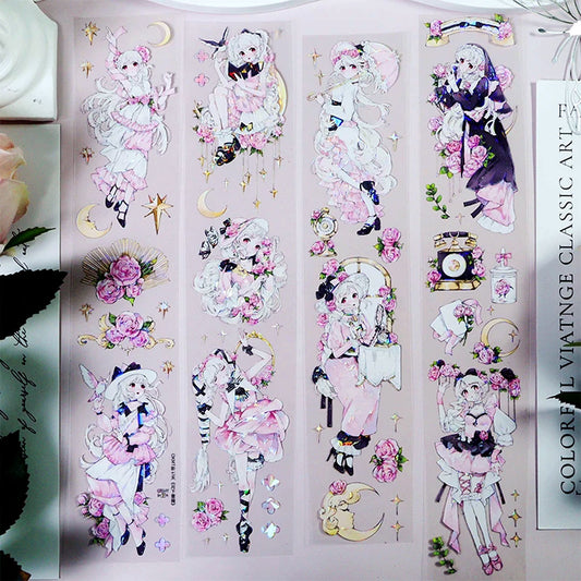 Rose under the Moon PET tape (C539)
