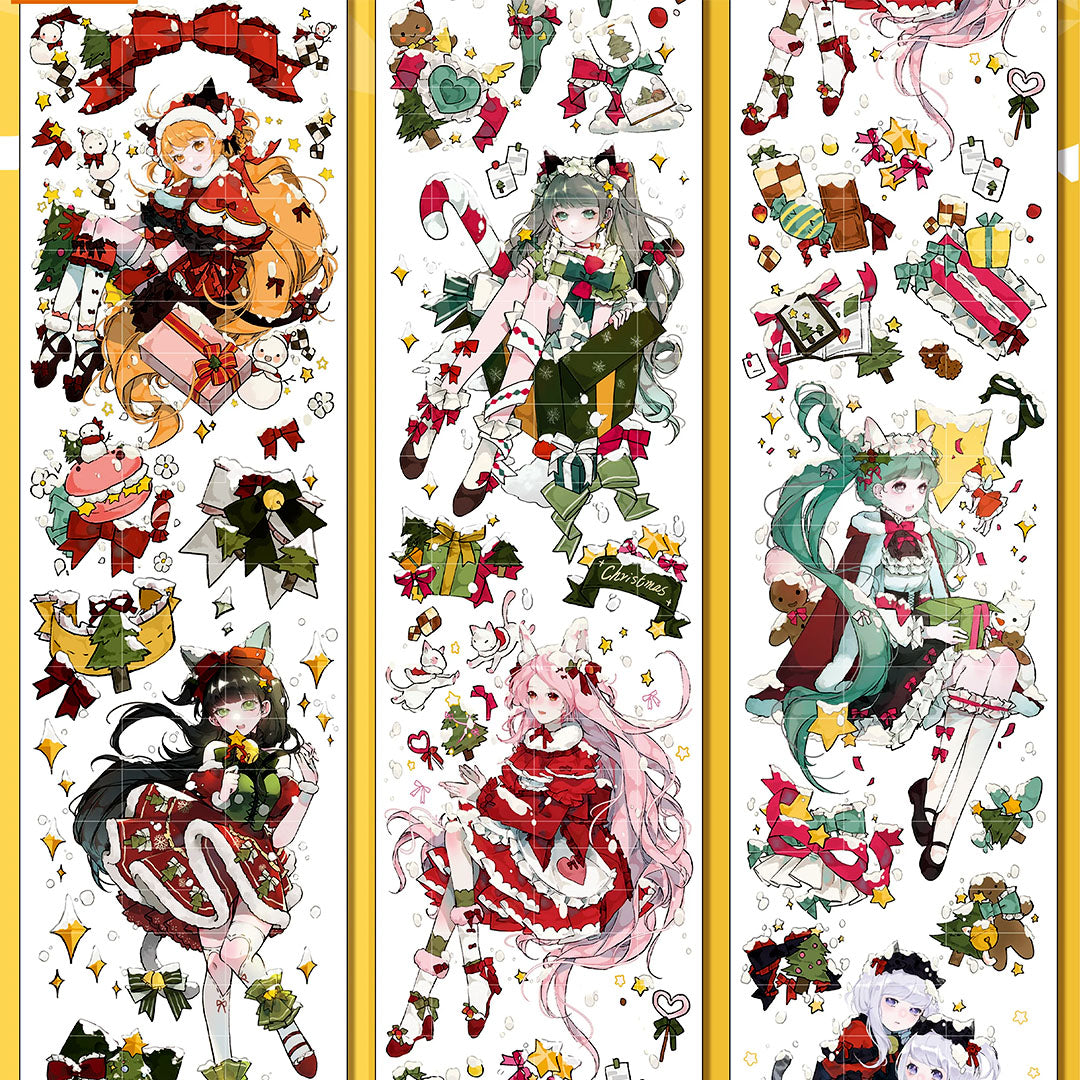Snowy girls PET tape (C549)