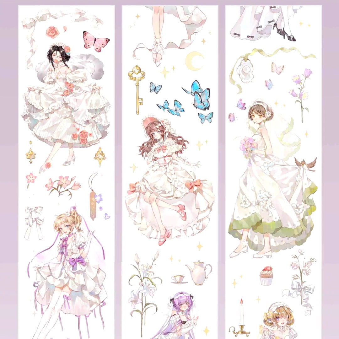 Snowy girls PET tape (C551)
