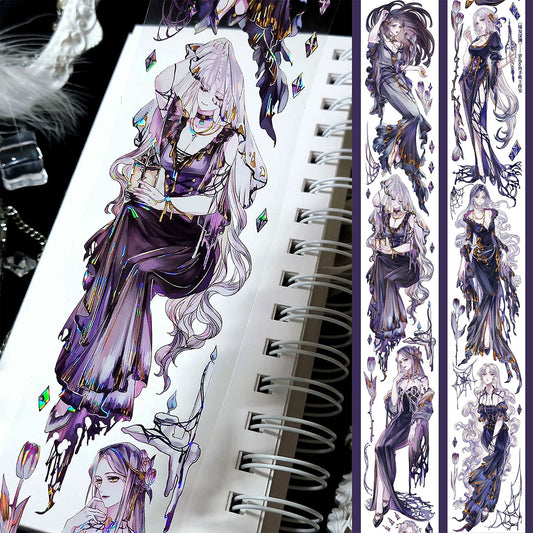 Purple robe lady - Luxury Anime Character PET Tape (C558)