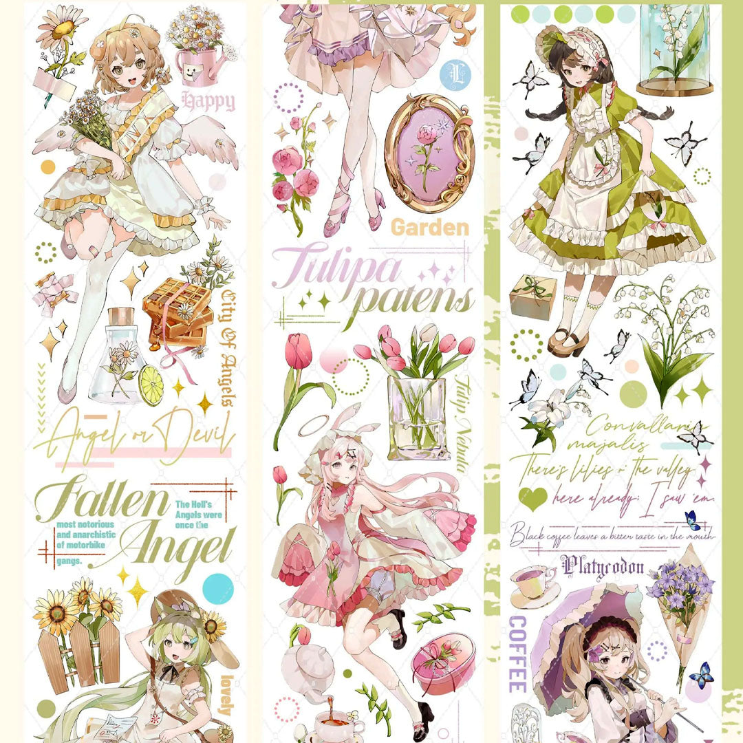 "The Elf of Flowers" Luxury Anime Character PET Tape (C561)