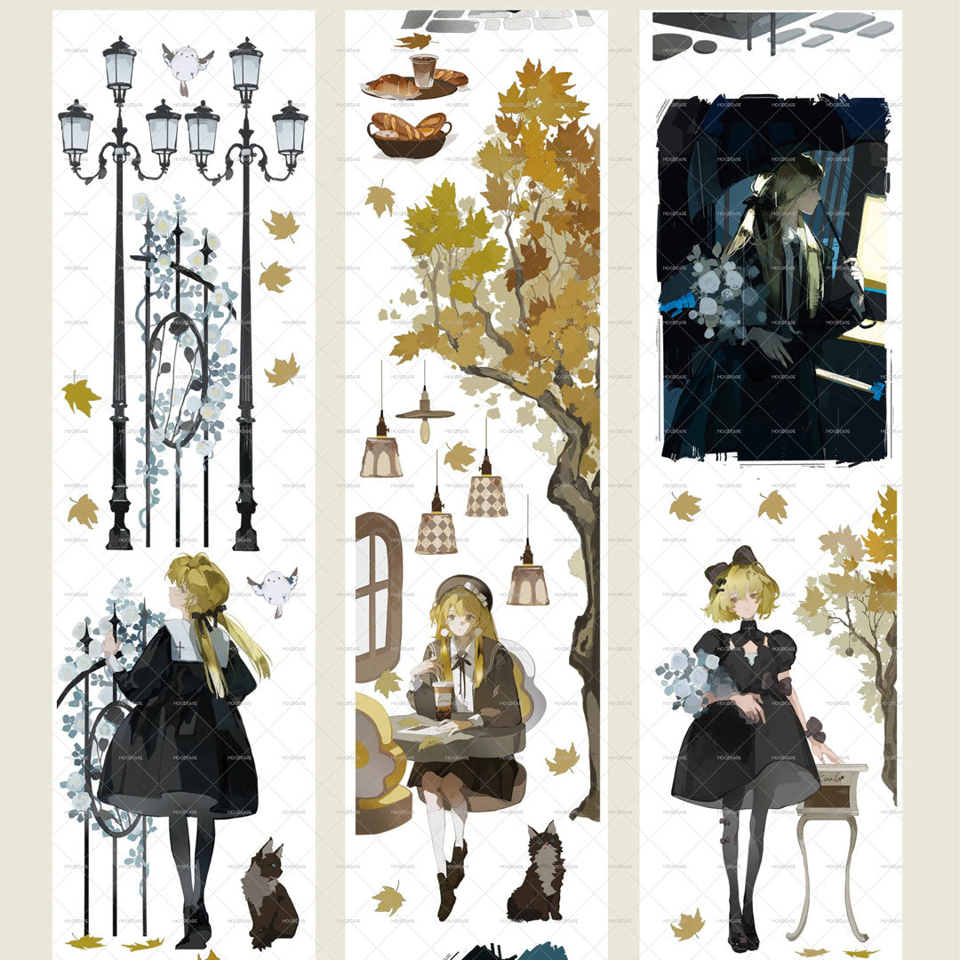 "Wutong Rain" Luxury Anime Character PET Tape (C562)