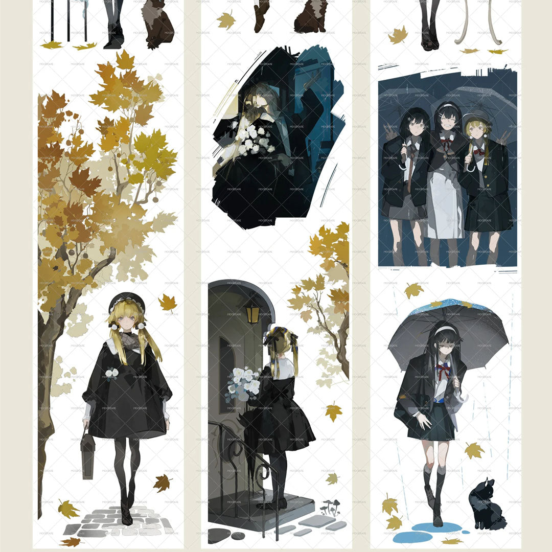 "Wutong Rain" Luxury Anime Character PET Tape (C562)
