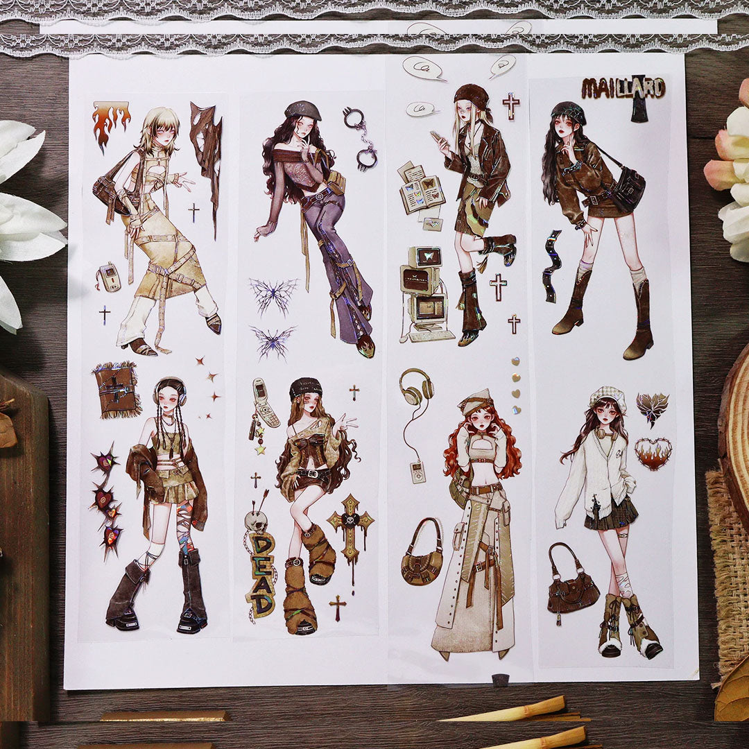 "Maillard reaction" Luxury Anime Character PET Tape (C563)
