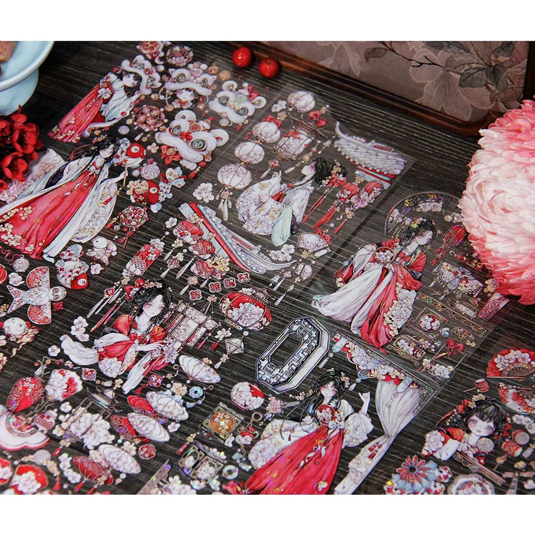 "Chinese festivals" Luxury Anime Character PET Tape (C564)
