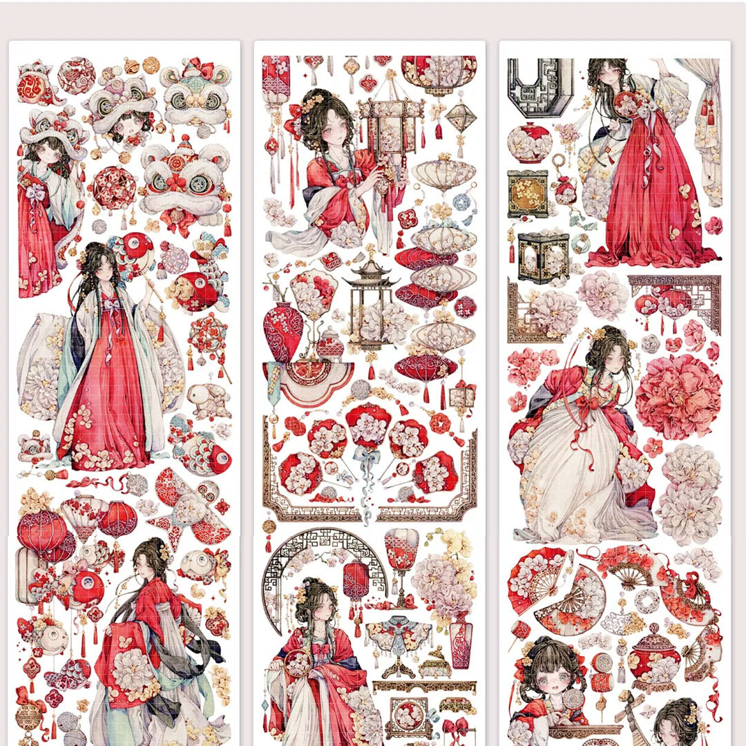 "Chinese festivals" Luxury Anime Character PET Tape (C564)