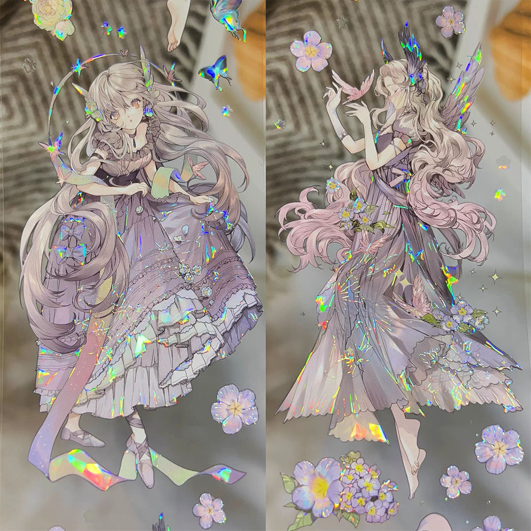 "Encounter with Violets" Luxury Anime Character PET Tape (C572)