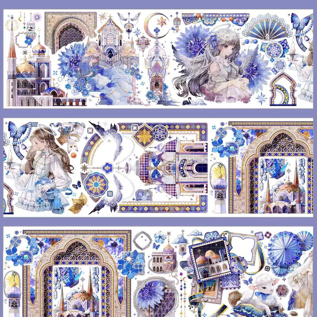 "Starry Night Fairy Tale" Luxury Anime Character PET Tape (C576)