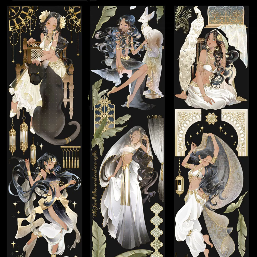 "Foreign Girl" Luxury Anime Character PET Tape (C581)