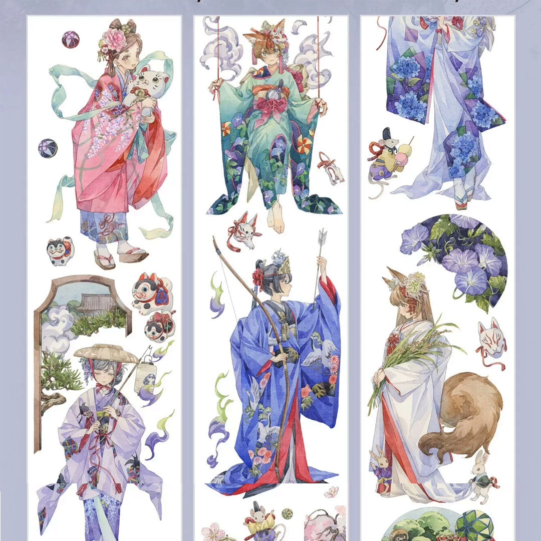 "Fantasy Realm" Luxury Anime Character PET Tape (C590)