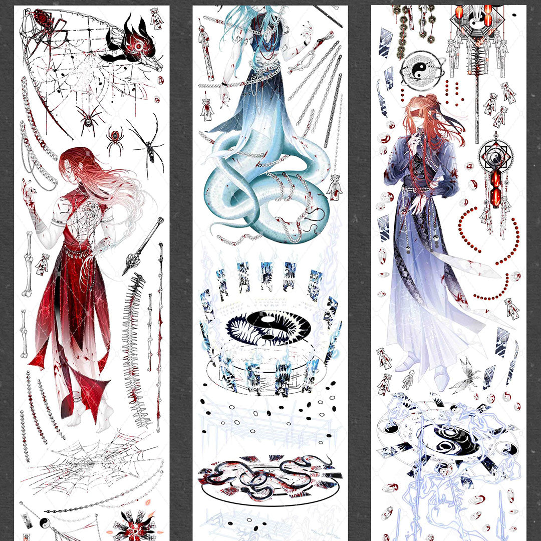 "Journey of YIN-YANG" Luxury Anime Character PET Tape (C604)