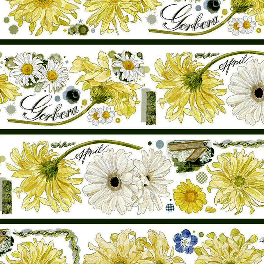 Gerbera daisy PET tape (F535)