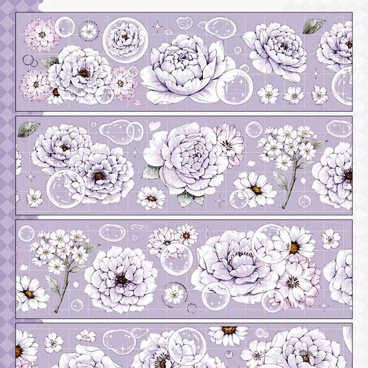 Purple bubbles PET tape (F543)