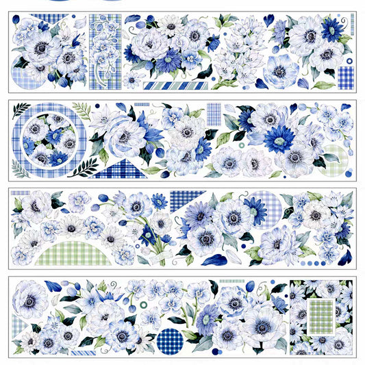 Shiny blue PET tape (F555)