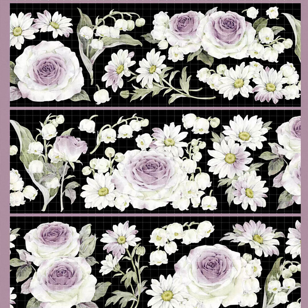 Purple blossoms PET tape (F566)