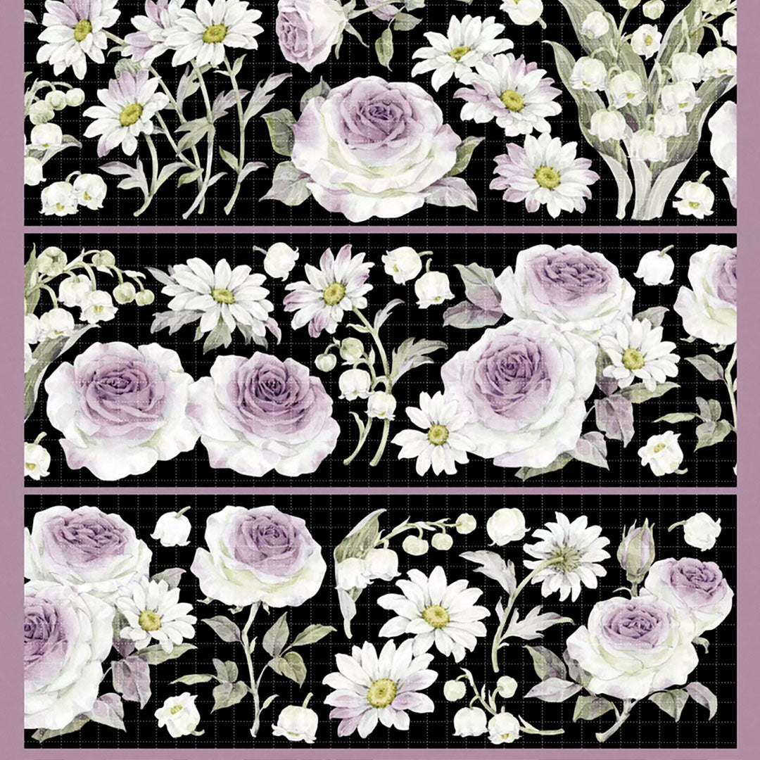 Purple blossoms PET tape (F566)