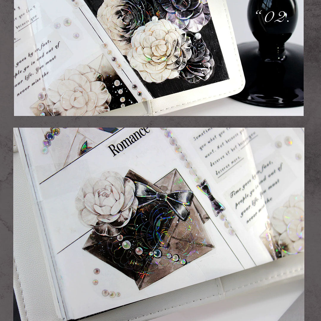 Black rose PET tape (F569)