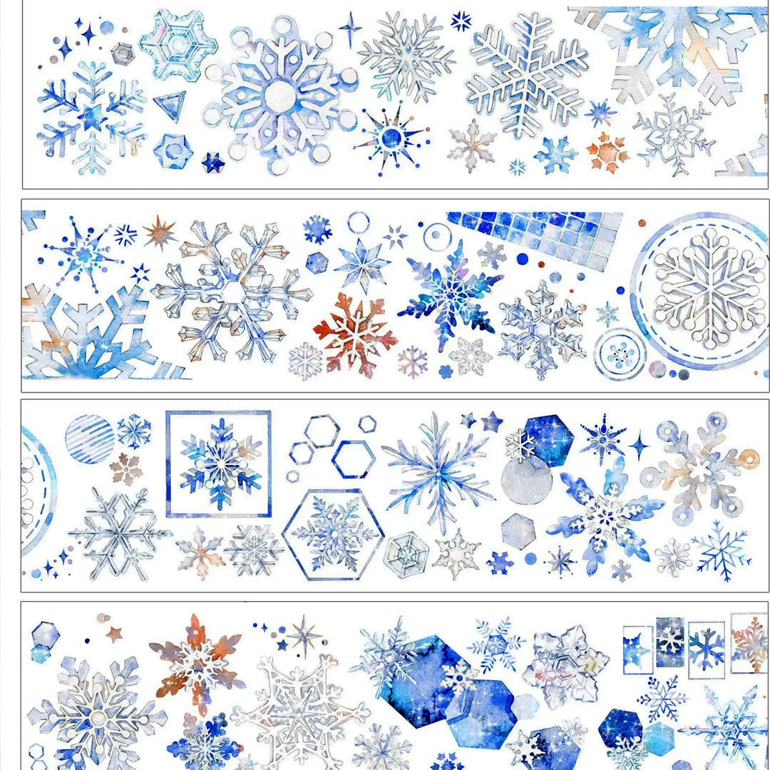 Snowflakes PET tape (F577)